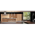 Cabinet de cuisine moderne en placage de bois italien